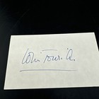Louis Jourdan Actor 1981 Nyc Tv Movie Autographed Signed Index Card