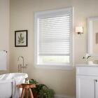 Custom Cut Sizes Home Decorators White Cordless 2  Premium Faux Wood Blinds