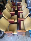 Vintage Theater Seating  4 Seats Per Row  2 Rows 