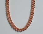 Pure Solid Copper Cuban Chain Necklace - Curb Link Rider Arthritis 24  Necklace