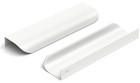 10 Pack Kitchen Cabinet Handles 5 Inch White Finger Pulls For Cabinets Edge Pull