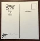 Vintage Unused 1982 Cheap Trick  one On One  6 X 6  Promo Post Card-epic Records