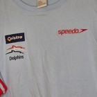Australian Swim Team Dolphins T-shirt Tee Size Medium Speedo Swimming Sports