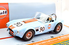 Scalextric  gulf  Shelby Cobra 289 W  Lights 1 32 Scale Slot Car C4509