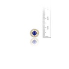 14kt Solid Gold Kids Round Screwback Stud Earrings