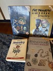 Lot Of 6 Vintage Jewelry Reference Bks  Identification designer Deco rhinestones