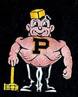 Vintage Purdue University Boilermakers Basketball Football Pennant  Wow