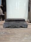 Antique Large Hand Carved Ornate Wooden Ink Stamp  with Cool Design 