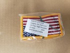 Lot Of 20 Us American Flag Reverse Shoulder Patch Orange Border  Made In The Usa