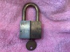 Vintage Yale Brass Padlock With Key Eaton 3 5    Used Works