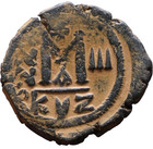 Heraclius 610-641 Bronze Ancient Byzantine Coin Follis 40 Nummi M Cyzicus 30mm