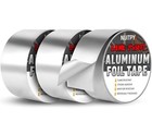 3 Pack Aluminum Foil Tape  3 9 Mil 2in X 150 Feet Total Foil Tape