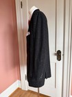 Vintage 1950 s Black white red Fleck Sport Coat Large Size  Minty
