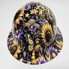 Full Brim Hard Hat Custom Hydro Dipped In Country Girl Living Sunflower  New