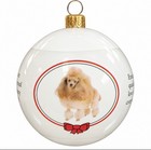 Poodle Dog Christmas Ball Ornament Friends   Neighbors