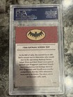 1966 Lyle Waggoner Batman Screen Test Signed Card  psa dna Slabbed 