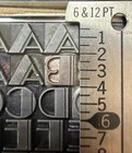 24 Point Broadway Engraved For Letterpress Type For Printing