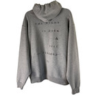 Lootcrate Dx Game Of Thrones Xl Hoodie Grey Sword Flame Night Is Dark Hbo