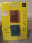New Sony Playstation 2 Ps2 Memory Card 8mb Crimson Red Island Blue Official 