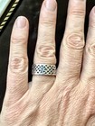 New Vintage Celtic Knotwork Sterling Silver Band 925  Ring Size 8 5