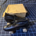 Vintage Official Roller Derby Skates Chicago Wood Wheels
