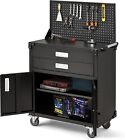 Work Bench With Pegboard Drawers And Cabinets Movable Storage Tool Cabinets