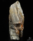 Gemstone 4 4  Lattice Agate Hand Carved Crystal Skull Fine Art Sculpture