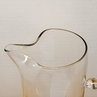 Vintage Dorothy Thorpe Style Martini Pitcher Glass With Silver Band 9in Tall