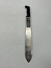 Vintage Garza Small Machete Knife With Custom Leather Sheath 9 5   