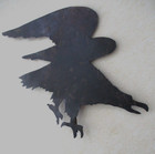 Antique Weather Vane Eagle Cutout Iron  