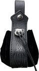 Medieval Faux Leather Drawstring Pouch For Larp And Ren Faire Events
