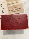 Vtg 1913 Flinch Card Game The Acme Of Parlor Games Red Cards Original Box