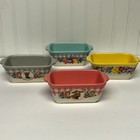 Pioneer Woman Mini Ceramic Loaf Pan Floral Sweet Romance Gingham New   u Pick