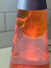 Lava Lamp By Motion And Glitter Model 2000 Orange E65440 15 1 2 Tall