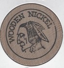 1972  Barrington  New Hampshire 250th Anniversary  Indian Head Wooden Nickel