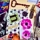 Ephemera Mystery Lot collage Kit 150  Pieces  Junk Journal  Scrapbook 