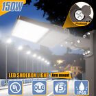 150w Led Parking Lot Light 21000 Lumen shoebox Area Flood Light With Arm Mount