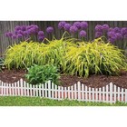 Emsco Group 24 In  W  X 13 In  H  White Plastic Picket Fence 2140 Emsco 2140