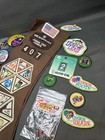 1990 s-2022 Girl Scout Brownie Sash And Patches Mixed Lot Joshua Tree Council
