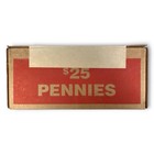 Sealed  25 Bank Box Of 2 500 Pennies Unsearched  Wheats  Errors   Copper