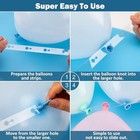 Kicnic Balloon Arch Strip  99ft Balloon Tape  600 Glue Point Dots 12 Rolls