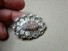 Antique Victorian English  Sterling Silver Brooch Birmingham 1885  2317