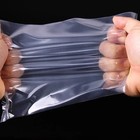 100 Pcs Clear Zip Seal Plastic Bags Jewelry Zipper Top Lock Reclosable Baggies