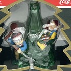 Vtg 1995 Coca Cola Bottling Works Coke Christmas Ornament Elves Ice Sculpting