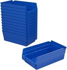 Akro-mils 30130 Plastic Shelf Bins  Heavy Duty Storage Bins For Garage  Closet 