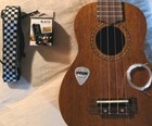 Kmise 21  Ukulele Kmu21s With Case  Strap  Extra Strings  Pick And Digital Tuner