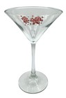 Set Of 5 Dancing Pink Elephants Cocktail Shaker Martini Glasses Barware Repro