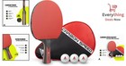 Professional Table Tennis Racket With Carbon Blade   Protective Cover High Spin