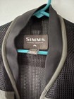 Simms Fly Fishing Vest Great Condition With Zippers Mesh Liner Green Xl