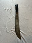 Vintage Machete Knife With Guatemala Leather Sheath 19   